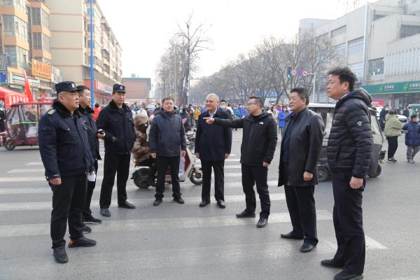 公司圓滿完成安陽橋廟會執(zhí)勤任務